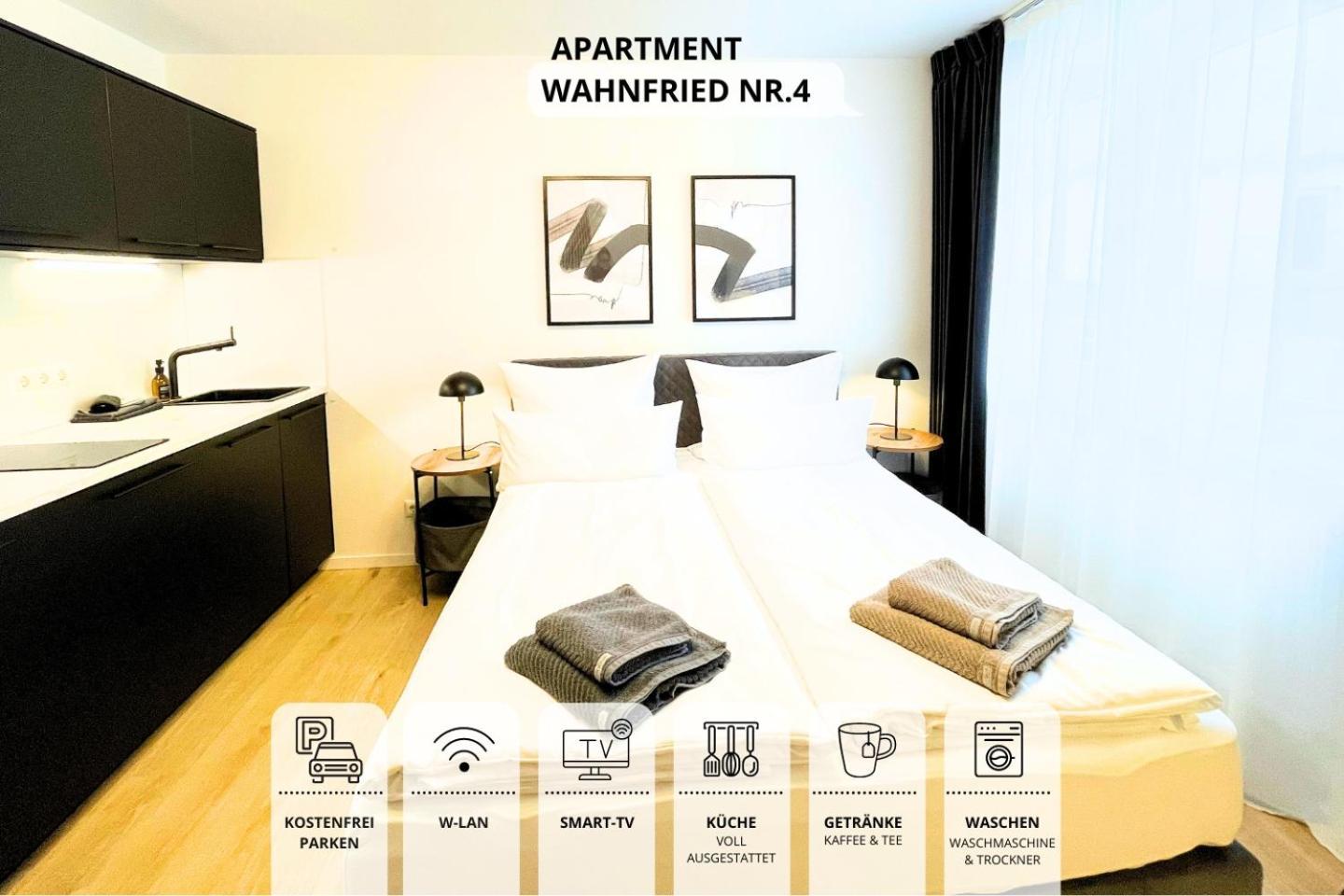 Apartment Wahnfried No4 - Zentral Wohnen Mit Kueche Und Duschbad, Parkplatz, 300M Zur Fussgaengerzone Bayreuth Buitenkant foto