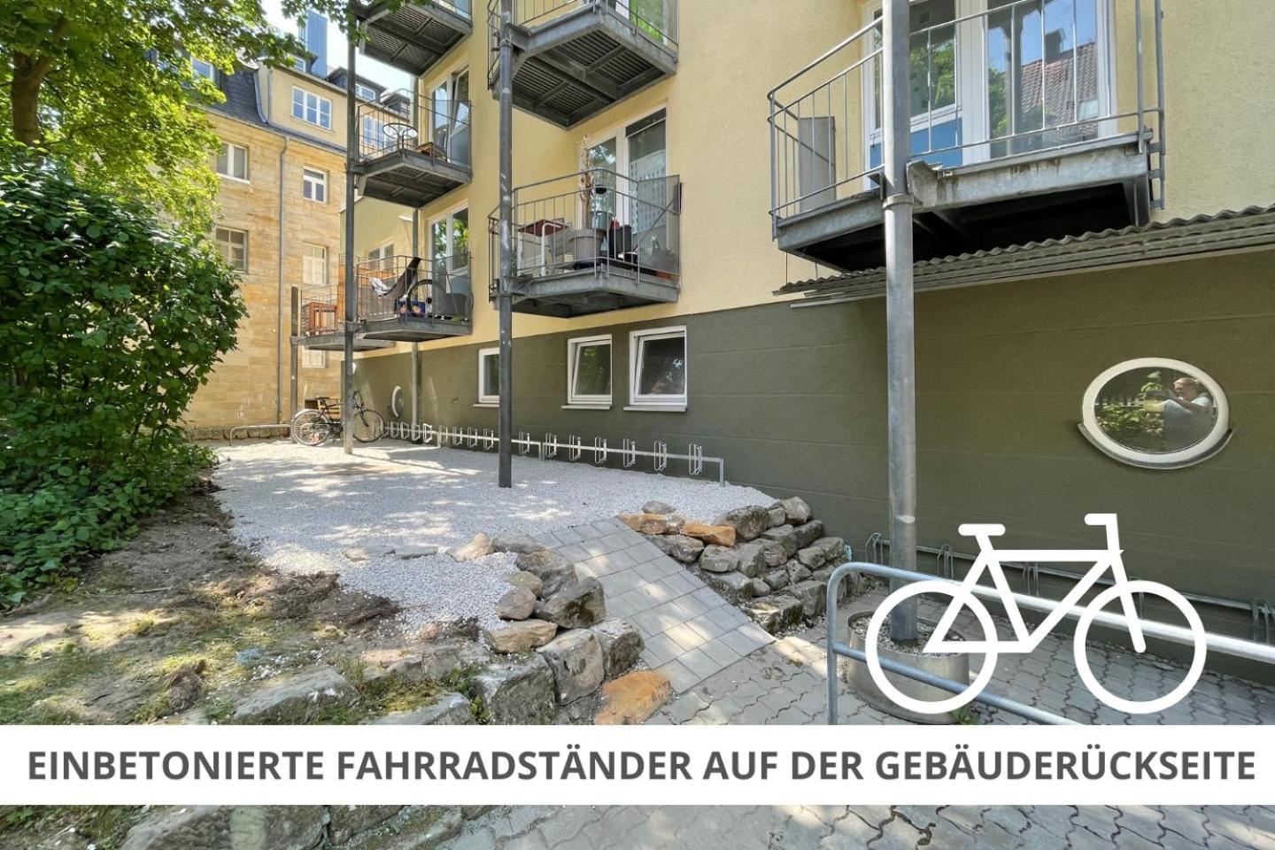 Apartment Wahnfried No4 - Zentral Wohnen Mit Kueche Und Duschbad, Parkplatz, 300M Zur Fussgaengerzone Bayreuth Buitenkant foto