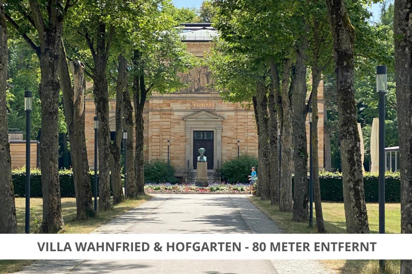 Apartment Wahnfried No4 - Zentral Wohnen Mit Kueche Und Duschbad, Parkplatz, 300M Zur Fussgaengerzone Bayreuth Buitenkant foto